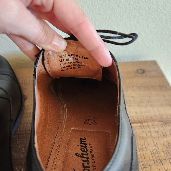 Florsheim Mens Black Sorrento Cap Toe Oxford Dress Shoes Size 8.5 main image 9